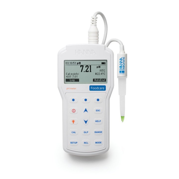 2~20.00pH Range Portable PH Meter PH Meter mV Tester With Temperature Display 