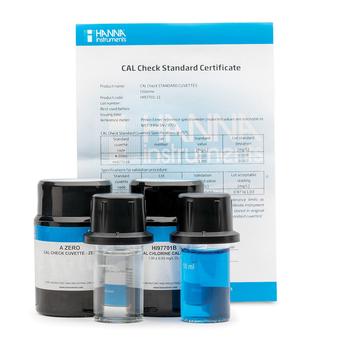 Οι πιστοποιήσεις στα όργανα της Hanna Instruments