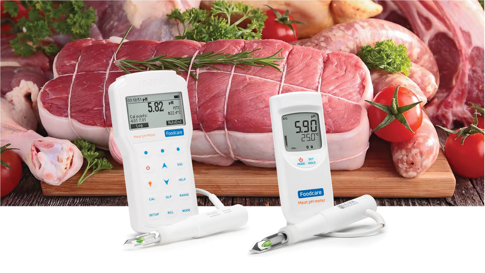 ph meter στο νωπό κρέας